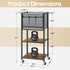 Weight Rack for Home Gym, Dumbbell Rack and Fabric Yoga Mat Storage, Organizes Fitness Equipment