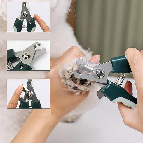 Soghot 8pcs Grooming Brush Kit for Shedding Matted Fur Self-Cleaning with Cat Dog Grooming Scissors Flea Comb Pet