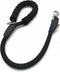 Braided Rope Dog Leash - 2FT Traction Lead for Medium/Large Dogs, Black Walking Training