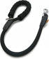 Braided Rope Dog Leash - 2FT Traction Lead for Medium/Large Dogs, Black Walking Training