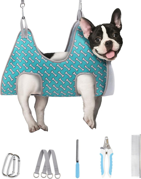 Hammock Hammock, Trimming 2XS) Supet Dog Grooming Harness for Dogs Cats, Relaxation Pet Nail Clipper Restraint Dog