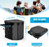 PAHTTO Portable Foldable Toilet for Adults with Detachable Phone Shelf and Paper Holder, Waterproof Porta Potty