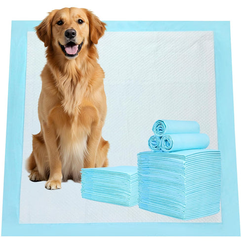 Yeelooyebeen 35x31 Inch 6 30 Count Puppy Pads Extra Large Layer Quick Absorb Leakproof for Incontinence for Dogs Cats