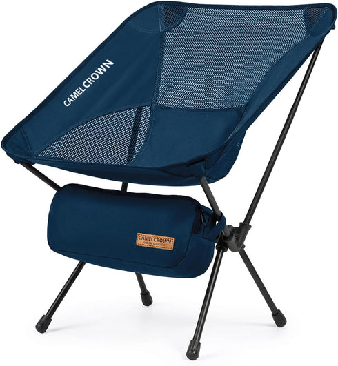 CAMEL CROWN Camping Chair Heavy Duty Backpacking Chair - Ultra-Light Folding Chair