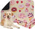 IEUUMLER Washable Pee Pads for Dogs, 2 Pack Cake Pattern Reusable Waterproof