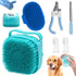 6Pcs Dog Bath Brush, Soft Silicone Pet Shampoo Massage Dispenser Grooming Shower Brush for Dogs and Cats