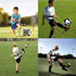 Football Kick Trainer, Adjustable Hands-Free Soccer Training Aid Equipment for Kids and Adults, Fits 3-5 Balls