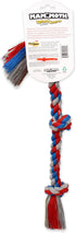 Mammoth Flossy Chews Rope Tug, Premium Cotton-Poly Tug Toy for Dogs, Interactive Rope Toy (Colors May Vary)