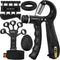 Grip Strength Trainer - Hand Grip Strengthener, Finger Exerciser, Forearm Workout Ring for Muscle Building and Recovery