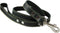 4' Classic Genuine Leather Dog Leash - 1" Wide for Largest Breeds, Black
