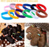 Sowaka 12 Pcs Adjustable Puppy Whelping Collars, Multicolor Soft Fabric ID Bands for Small Dogs & Kittens