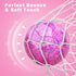 Size 4 Glitter Pink Soccer Ball for Kids Aged 4-12, Outdoor Sports Training Ball for Recreation and Birthday