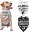 Lcekterur Pregnancy Announcement Dog Bandana Baby Security in Training Printed Bandanas Baby Announcement