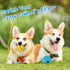 HIPPIH Dog Puzzle Toys 2 Pack, Interactive Toys for Large & Small Dogs, Durable Balls for Teeth Cleaning and IQ Training
