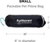 Furhaven Outdoor Travel Dog Bed for Small Dogs, Washable & Foldable with Carry Bag, Aqua/Granite Gray, Small
