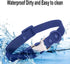 Waterproof Dog Collar, Soft Rubber with Safety Alloy Buckle, Adjustable Pet Collars for Small Medium Large Dogs