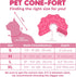 SunGrow Cat Cone Collar Soft, Elizabethan E Collar for Cats & Kittens After Surgery, Recovery Suit for Wound Cover
