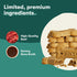 Jinx Bone Broth Biscuits - Natural Crunchy Dry Dog Treats, Made with Oven-Baked Real Beef, Pumpkin, Blueberries