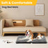 Dog Beds Crate Pad for Large Dogs, Cat Bed Washable Dog Crate Pad, Anti-Slip & Anti-Scratch Pet Sleeping Mat (Gray, L)