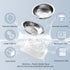 Cat Bowls Elevated Tilted Whisker Friendly - Shallow Stainless Steel Food Dishes for Indoor Cats, Elevated Design