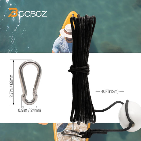 Kayak Anchor, Folding Boat Anchor for Kayaks, Canoes, SUP, with 40ft Tow Rope and Carrying Bag