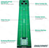 3 New Portable Golf Putting Mat, Mini Golf - Putting Green Indoor + Putting Green Outdoor - Putting Mat with Balls +