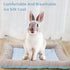 PINVNBY Rabbit Bed Cooling Pad, 20.8" L*16.9" W Ice Silk Summer Pet Sleeping Pad, Washable for Bunnies and Guinea Pigs