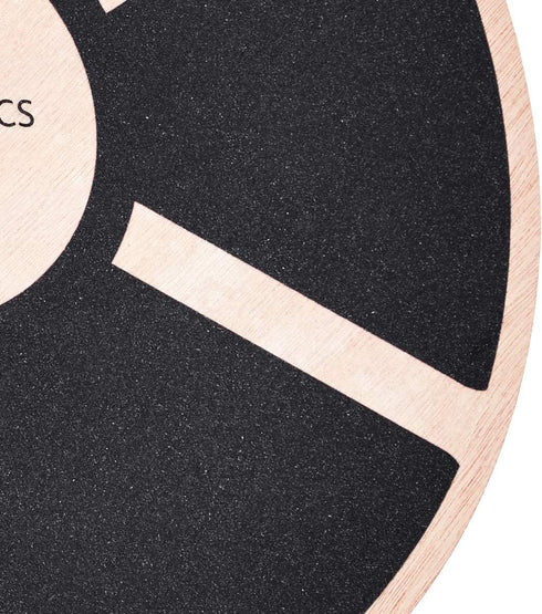 Black Wobble Balance Trainer Board for Core Strength