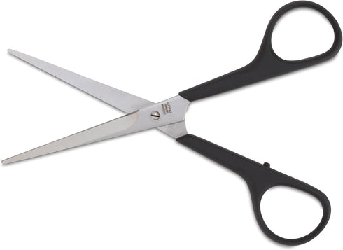 Mars Professional Stainless Steel Hair Grooming Scissors, 6" Length with Nylon Handles