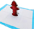 Dog Pee Pad Trainer, 10 Pack Paper Card Hydrant Shaped Target Pet