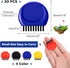 Nuanchu Pocket Golf Club Groove Brush - Mini Golf Club Cleaner Tool for Cleaning Golf Heads, Balls, Shoes, Black, Red,