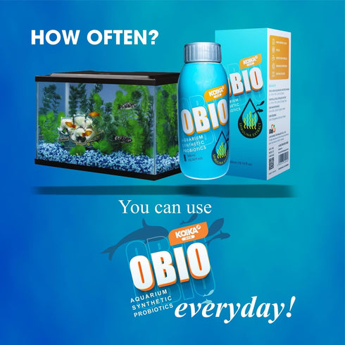 KOIKA OBIO Aquarium Water Treatment, 300ml Liquid for Fish & Shrimp Growth and Immune System Improvement