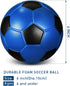 Junkin 4 Pcs Soft Foam Soccer Ball, 6'' Size 2, Indoor Outdoor Mini Sponge for Kids Beginner Practice