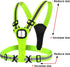 LED Reflective Safety Vest, High-Visibility Rechargeable Light Vest for Running, Walking, Cycling, Adjustable Fit