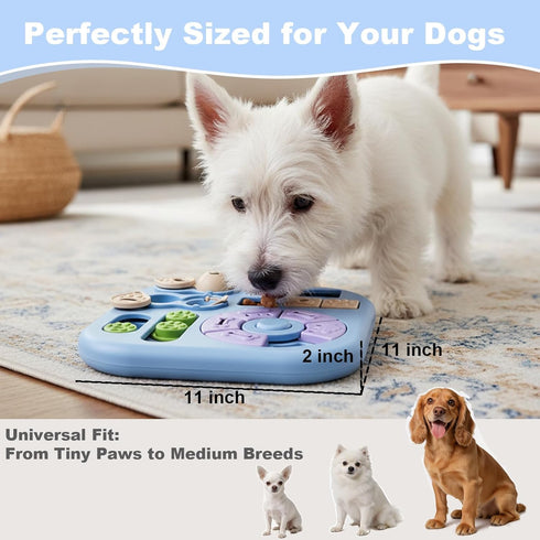 HORIBND Dog Puzzle Toys for Small & Medium Dogs, Treat Puzzle Feeder Toys for Dog Mental Stimulation, Interactive
