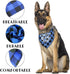 Dog Bandana, Therapy Dog Please Pet Me with Hearts, Classical Plaid Printing, Pet Scarf Accessories, Gift, Dog Bandana
