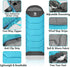 VILLEY Camping Sleeping Bag for Adults, Boys and Girls, Lightweight Compact Backpacking for Outdoor, Traveling, Hiking