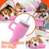 BABORUI Soft Tumbler Squeaky Dog Toy, Funny Design for Small/Medium/Large Dogs, Pink