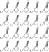 20Pcs Spring Door Latch for Rabbit Cages, Multi-Functional Hook for Fixing Small Animal, Rabbit, Dog, Cat, Parrot