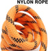 MayPaw Heavy Duty Rope Dog Leash, Thick Nylon Pet Training Leash, Soft Padded Handle for Large Medium Dogs