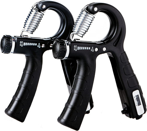 Steelway Grip Strength Trainer Set of 2 Pack, Adjustable Resistance Hand Grip Strengtheners