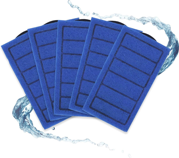Aquarium Filter 5PCS Replacement Cartridges for Waterfall Filter, Fast and Effective Filtration