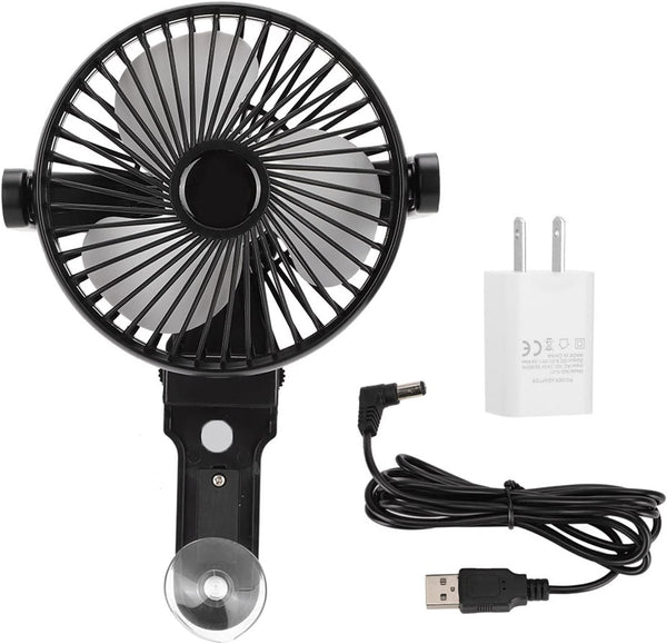 Estink Aquarium Cooling Fans, Automatic Temperature Control, Mute Fish Cooling Fans for 110-240V Aquariums