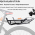 Rear Bike Rack with Quick Release Camp - Retractable Aluminum Alloy Bicycle Cargo Rack for 26"-29" Frames