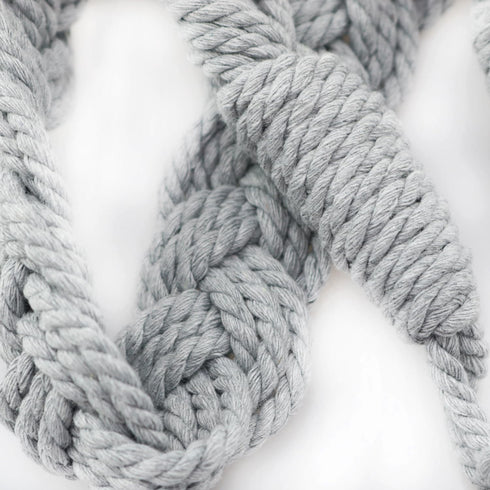Pro Bamboo Kitchen 23.62x1.37in Hermit Crab Climbing Rope Hook Sucker Grey Braided Wool Reptile Swing Habitat