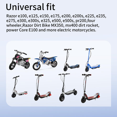 LIANSUM 24V 1.5A MX350 E100 E200 E300, MX400 3-Prong Replace Charger Compatible with Razor Dirt Bike, Electric Scooter