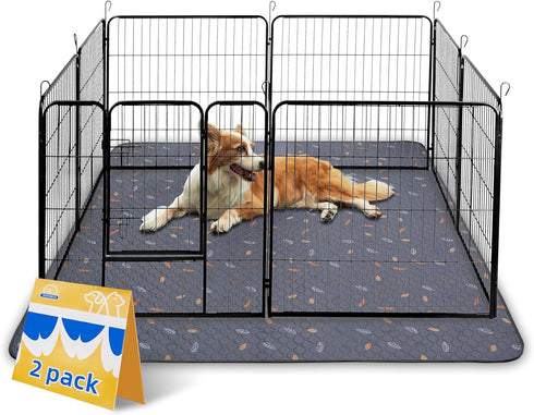Sunheir Washable Pee Pads for Dogs Extra Large 48" x 60" 2-Pack,