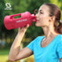 SHAKESPHERE Sports Water Bottle, 1.3L Wide Mouth Leakproof BPA-Free Gym Bottle for Daily Hydration, Matte Black