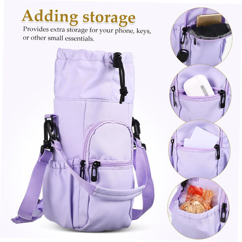Insulated Water Bottle Pouch - Ideal for Hiking and Outdoor Activities