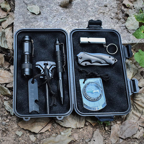 Waterproof Dry Storage Box, Protective Case for Outdoor Sports, Sealed Box with 2 U-Shape Buckles for Fishing, Camping,